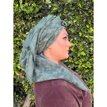 Grounded Israeli XL Square Headcover - Olive-Squares-The Little Tichel Lady