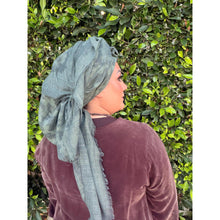 Grounded Israeli XL Square Headcover - Olive-Squares-The Little Tichel Lady