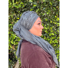 Grounded Israeli XL Square Headcover - Black-Squares-The Little Tichel Lady