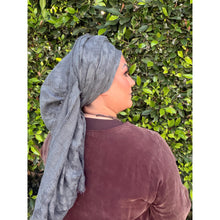 Grounded Israeli XL Square Headcover - Black-Squares-The Little Tichel Lady