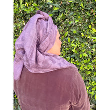 Grounded Israeli XL Square Headcover - Purple-Squares-The Little Tichel Lady