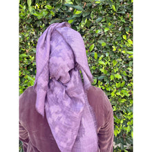 Grounded Israeli XL Square Headcover - Purple-Squares-The Little Tichel Lady