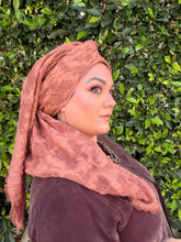 Grounded Israeli XL Square Headcover - Rust-Squares-The Little Tichel Lady