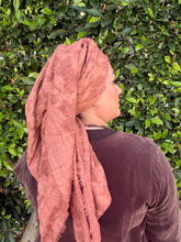 Grounded Israeli XL Square Headcover - Rust-Squares-The Little Tichel Lady