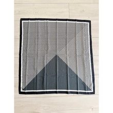 Assymetrical Print Satin Square Tichel-Squares-The Little Tichel Lady