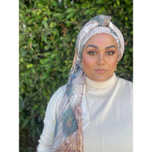 Exquisite Oversized Luxe Square - Turquoise-Squares-The Little Tichel Lady