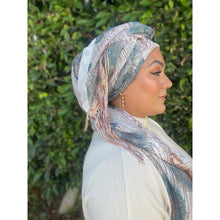 Exquisite Oversized Luxe Square - Turquoise-Squares-The Little Tichel Lady