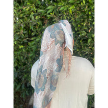 Exquisite Oversized Luxe Square - Turquoise-Squares-The Little Tichel Lady