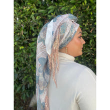 Exquisite Oversized Luxe Square - Turquoise-Squares-The Little Tichel Lady