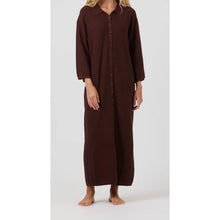 Chocolate Brown Button Down Dress-dress-The Little Tichel Lady