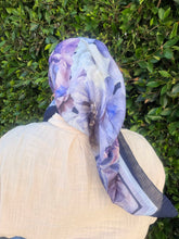 Bloomscape Waffle Square - Purple/Blue-Squares-The Little Tichel Lady