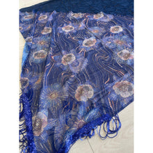 Exquisite Oversized Luxe Square - Navy-Squares-The Little Tichel Lady