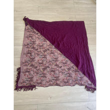 Exquisite Oversized Luxe Square - Wine-Squares-The Little Tichel Lady