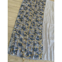 Exquisite Sequins Headwrap - Sky Blue-Long Wrap-The Little Tichel Lady