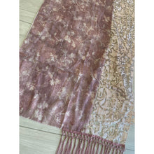 Exquisite Sequins & Floral Headwrap - Antique Pink-Long Wrap-The Little Tichel Lady