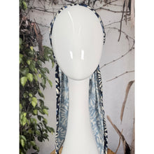 Stretchy Pretied Tichel - Navy Daisy Print-pretieds-The Little Tichel Lady