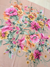 Burst of Floral Cotton Square Tichel - Blush Beige-square-The Little Tichel Lady