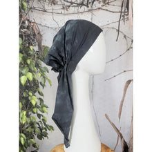 Stretchy Pretied Tichel - Black Tie Dye-pretieds-The Little Tichel Lady