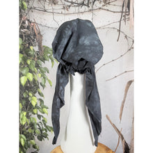 Stretchy Pretied Tichel - Black Tie Dye-pretieds-The Little Tichel Lady