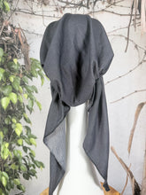 Stretchy Pretied Tichel - Indigo Faux Denim-pretieds-The Little Tichel Lady