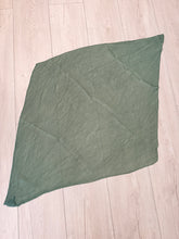 Pleated Solid Square Headscarf - Light Olive-square-The Little Tichel Lady
