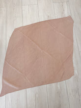Pleated Solid Square Headscarf - Latte-square-The Little Tichel Lady