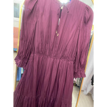 Satin Tiered Maxi Dress - Wine XS-L