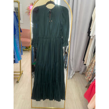 Satin Tiered Maxi Dress - Jewel Green XS-3X