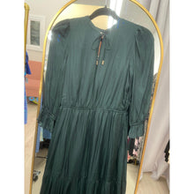 Satin Tiered Maxi Dress - Jewel Green XS-3X
