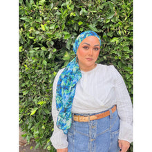 Halo Headscarf TLTL - Watercolor Floral-Specialty Items-The Little Tichel Lady