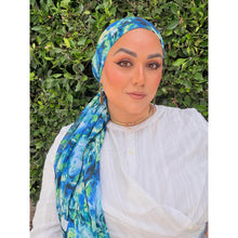 Halo Headscarf TLTL - Watercolor Floral-Specialty Items-The Little Tichel Lady