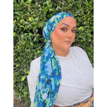 Halo Headscarf TLTL - Watercolor Floral-Specialty Items-The Little Tichel Lady