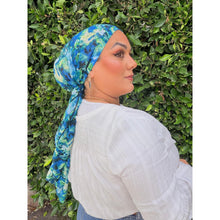 Halo Headscarf TLTL - Watercolor Floral-Specialty Items-The Little Tichel Lady