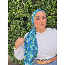 Halo Headscarf TLTL - Watercolor Floral-Specialty Items-The Little Tichel Lady