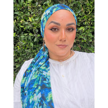 Halo Headscarf TLTL - Watercolor Floral-Specialty Items-The Little Tichel Lady