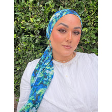 Halo Headscarf TLTL - Watercolor Floral-Specialty Items-The Little Tichel Lady