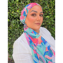 Halo Headscarf TLTL - Heavenly Hibiscus-Specialty Items-The Little Tichel Lady