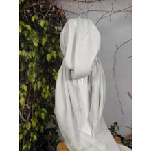 Turkish Cotton NON-SLIP Metallic Pretied w/ Long Tails - White-pretieds-The Little Tichel Lady