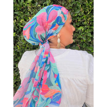Halo Headscarf TLTL - Heavenly Hibiscus-Specialty Items-The Little Tichel Lady