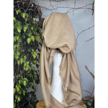 Turkish Cotton NON-SLIP Metallic Pretied w/ Long Tails - Neutral-pretieds-The Little Tichel Lady