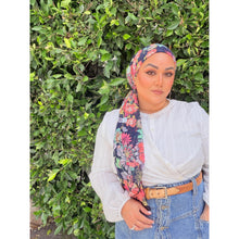 Halo Headscarf TLTL - Enchanted Bloom-Specialty Items-The Little Tichel Lady
