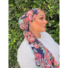 Halo Headscarf TLTL - Enchanted Bloom-Specialty Items-The Little Tichel Lady