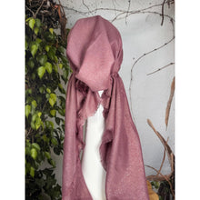 Turkish Cotton NON-SLIP Metallic Pretied w/ Long Tails - Mauve-pretieds-The Little Tichel Lady