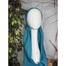 Turkish Cotton NON-SLIP Metallic Pretied w/ Long Tails - Turquoise-pretieds-The Little Tichel Lady