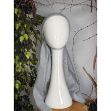 Turkish Cotton NON-SLIP Metallic Pretied w/ Long Tails - Silver-pretieds-The Little Tichel Lady