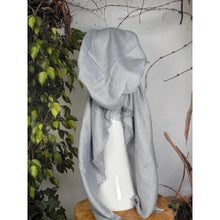 Turkish Cotton NON-SLIP Metallic Pretied w/ Long Tails - Silver-pretieds-The Little Tichel Lady