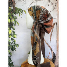 Turkish Cotton Textured NON-SLIP Print Pretied w/ Long Tails - Earthy/Neutral-pretieds-The Little Tichel Lady