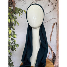 Turkish Cotton Textured NON-SLIP Pretied w/ Long Tails - Deep Teal-pretieds-The Little Tichel Lady