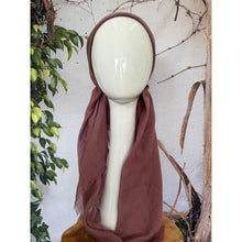Turkish Cotton Textured NON-SLIP Pretied w/ Long Tails - Mauve-pretieds-The Little Tichel Lady