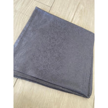 Starlit Satin Square Headscarf - Dark Silver-Squares-The Little Tichel Lady